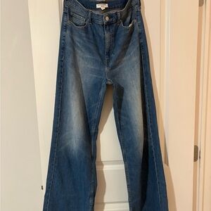 Banana Republic Blue Wide Leg Jeans with Vintage Wash